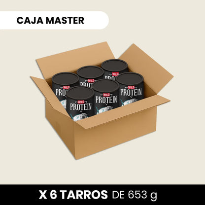 Wild Protein Whey sabor Cookies & Cream - x6 tarros de 653 g c/u