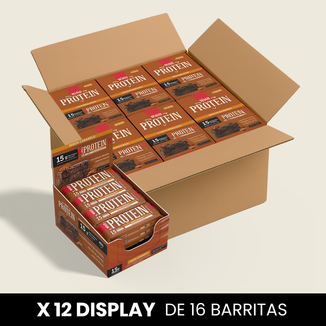 Wild Protein Caramelo - x12 display de 16 uds