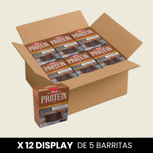 Wild Protein Caramelo - x12 display de 5 uds