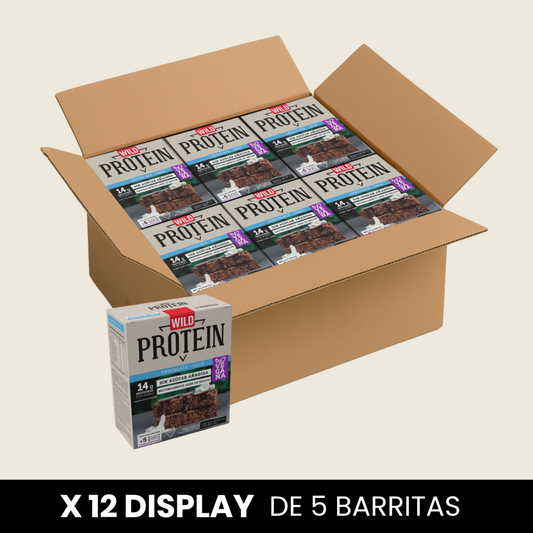 Wild Protein Vegana Chocolate Coco - x12 display de 5 uds