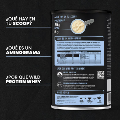 Wild Protein Whey sabor Neutro (653 g)