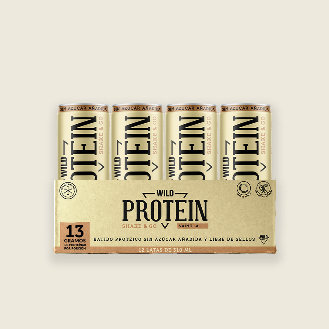 Pack Shake&Go Vainilla - 6 cajas master de 12 uds (310 ml c/u)