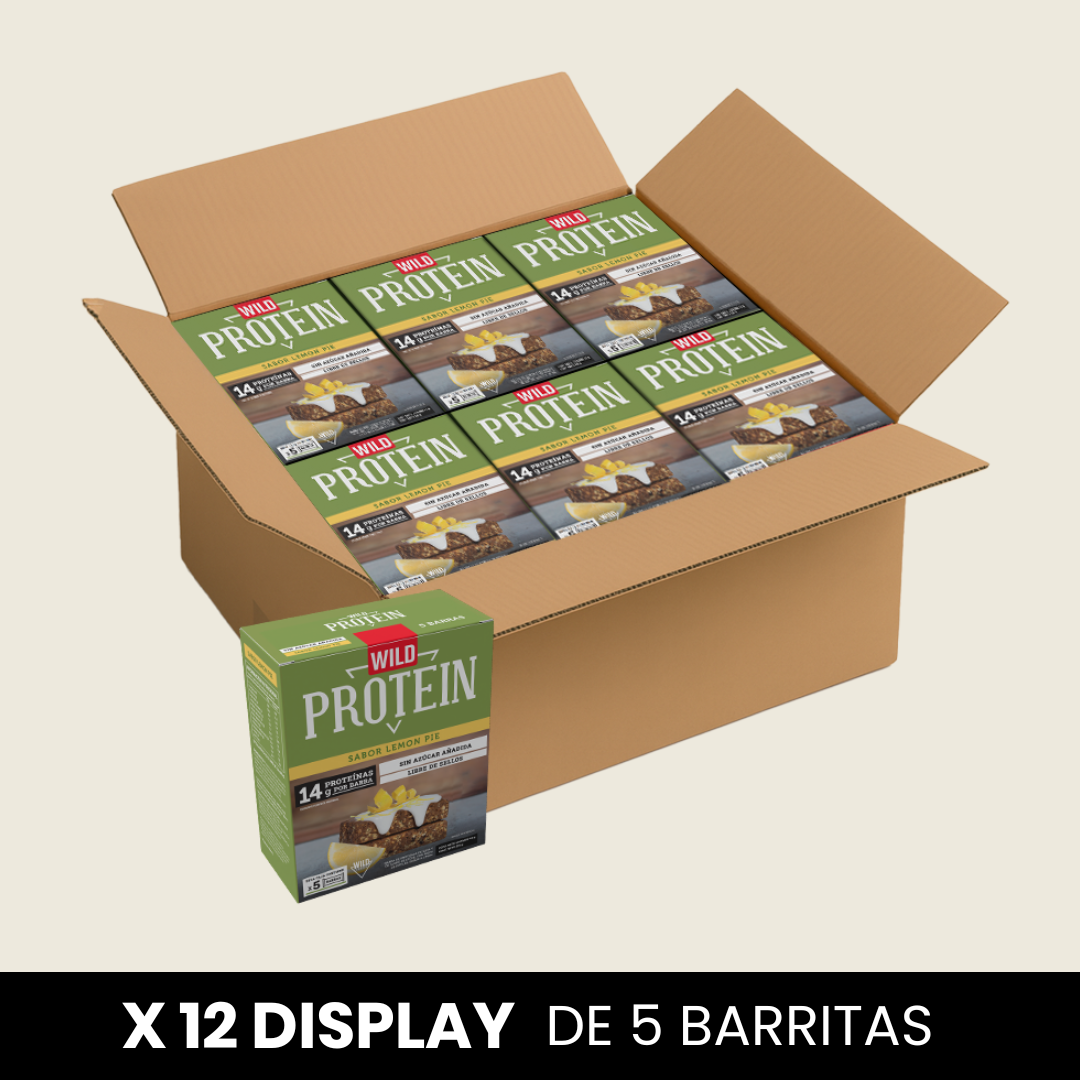 Wild Protein Lemon Pie - x12 display de 5 uds