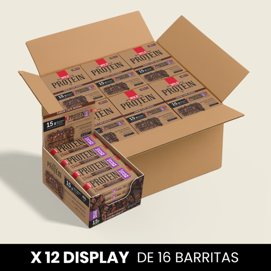 Wild Protein Vegana Mokka - x12 display de 16 uds