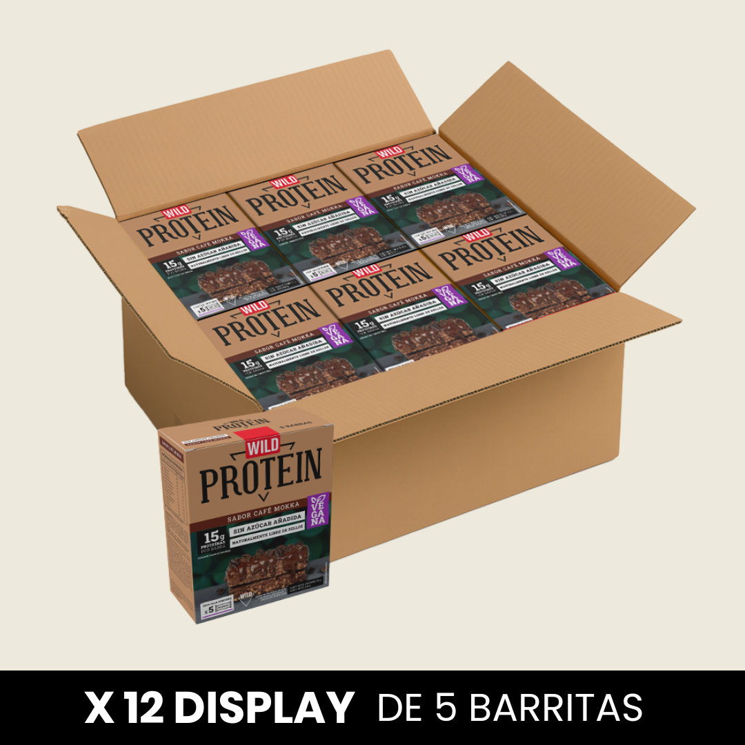 Wild Protein Vegana Mokka - x12 display de 5 uds
