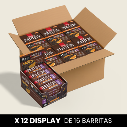 Wild Protein Vegana Chocolate Naranja - x12 display de 16 uds