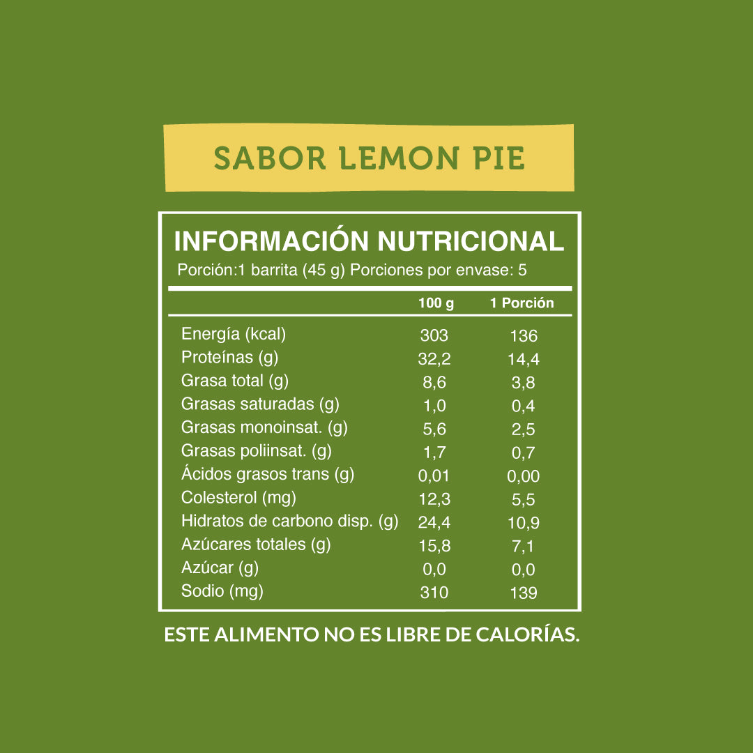 12 Cajas Wild Protein Lemon Pie 5 unidades c/u