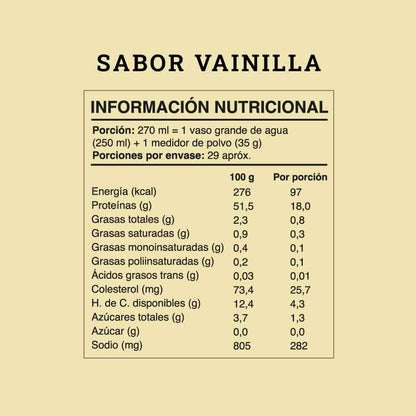 Shake en polvo sabor Vainilla 1 kg