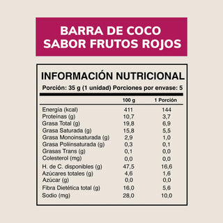 Wild Fit Coco Berries 5 Unidades
