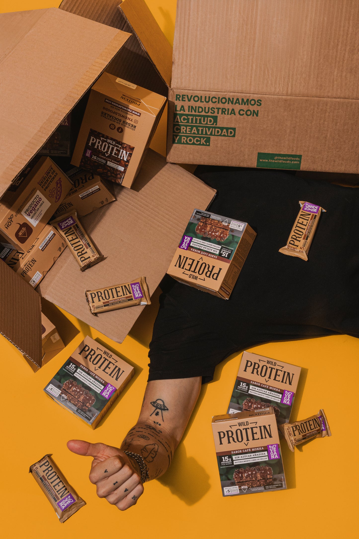 Wild Protein Vegana Mokka 16 unidades