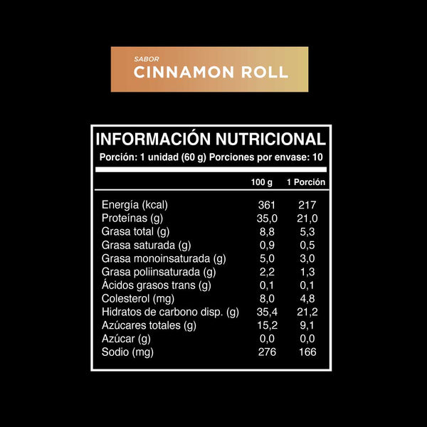 Barrita Wild Protein Pro Cinnamon Roll 10 u