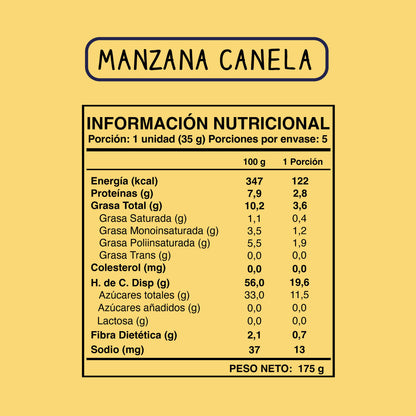 Soul Bar Manzana-Canela 5 unidades